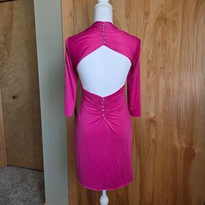 Vintage y2k Rampage Pink Open Back Dress
